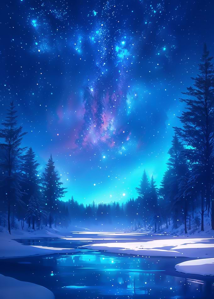 Snowy River Starry Sky