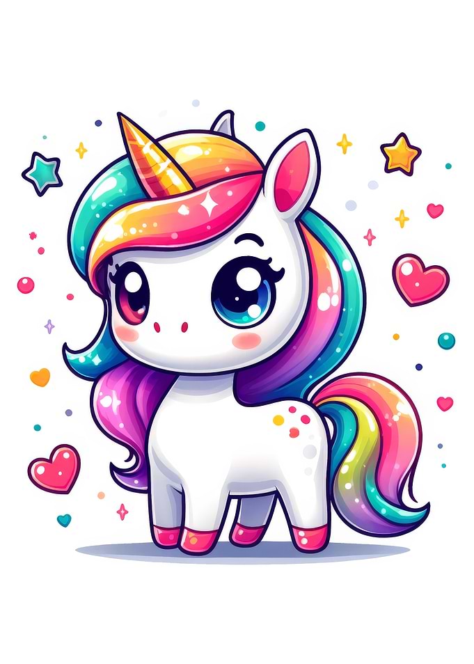 Rainbow Magical Unicorn
