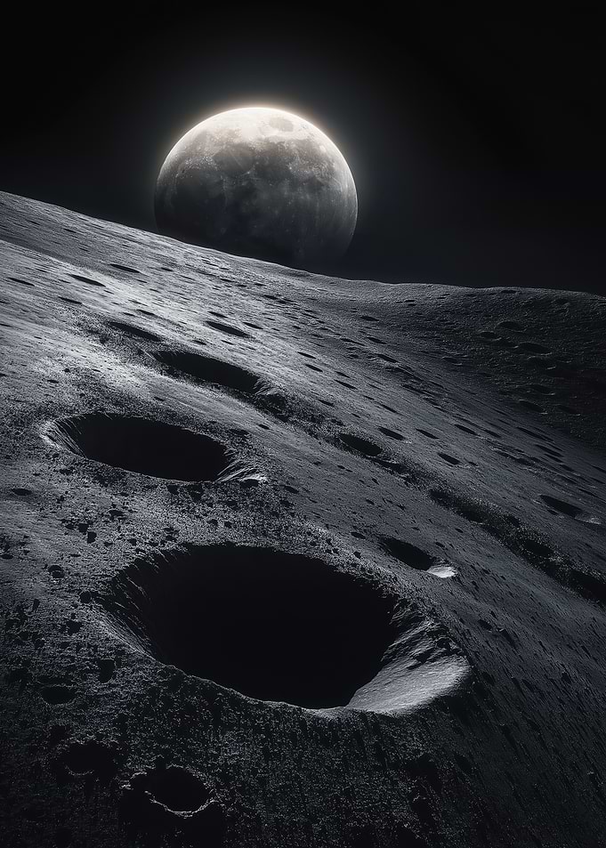 Moon Crater Landscape