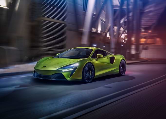 Green McLaren Sports Car