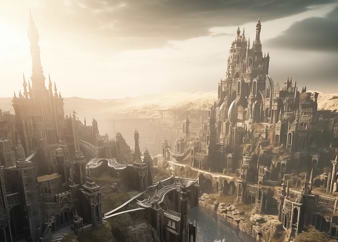 Ancient Fantasy Cityscape