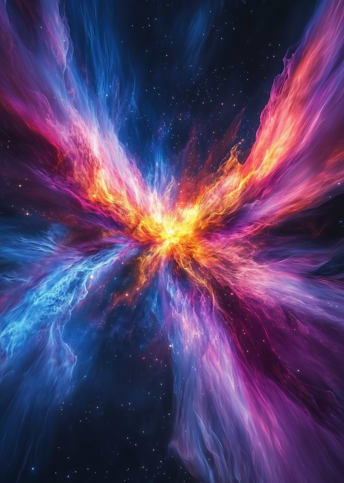 Cosmic Nebula Explosion
