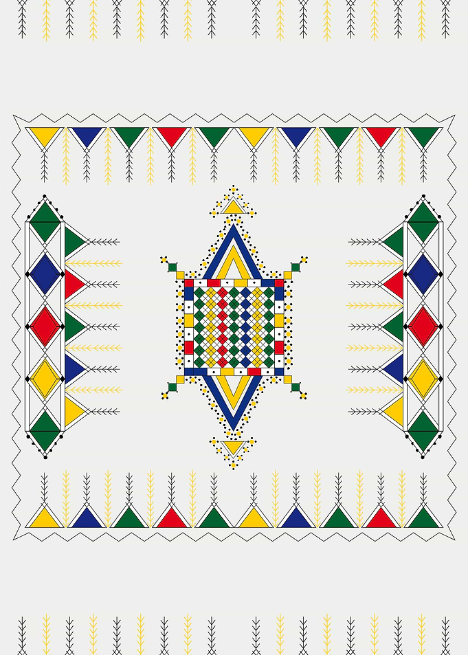 Geometric Amazigh Pattern