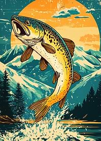 Jumping Trout Mountain Sunset