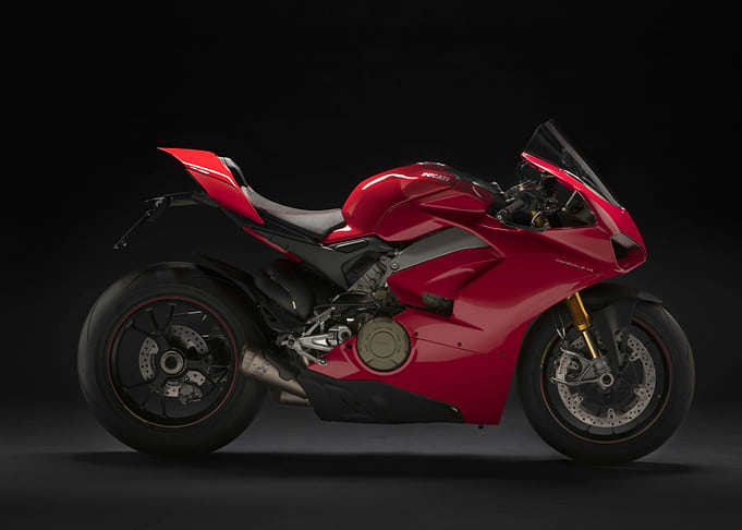 Red Ducati Panigale V4