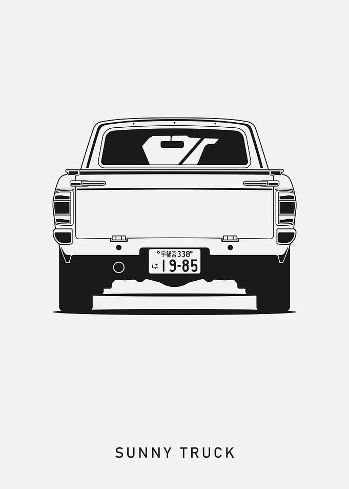 Sunny Truck Rear View