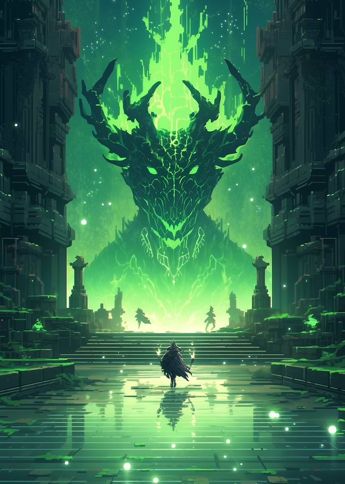 Green Demon Boss Fight