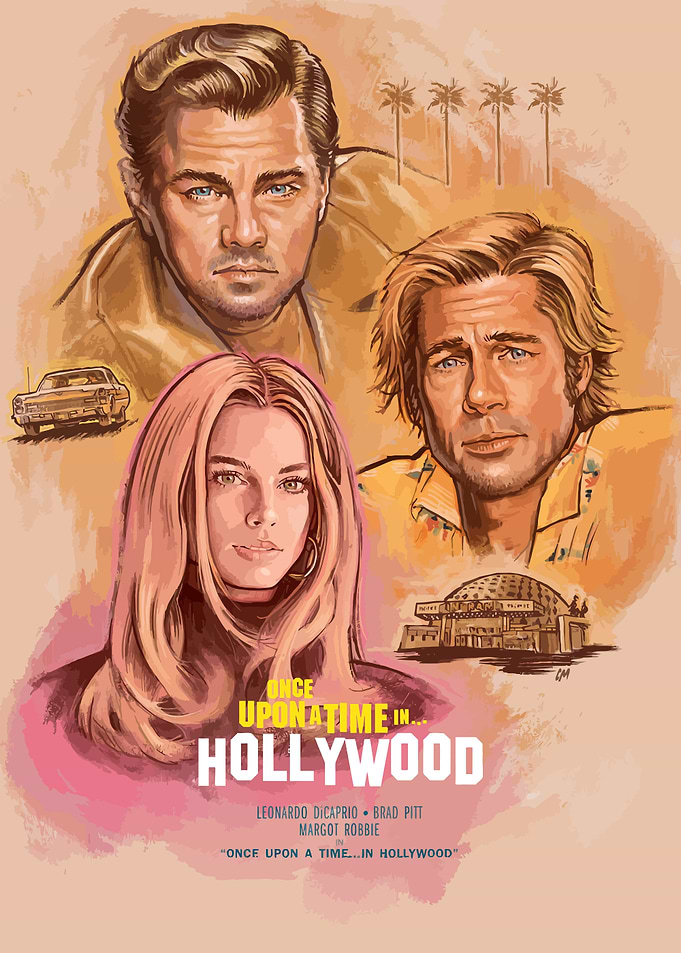 Once Upon a Time in Hollywood Poster
