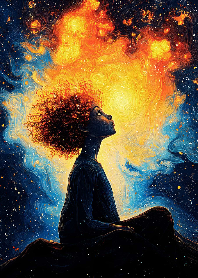 Gazing at Infinity: The Girl and the Divided Heavens