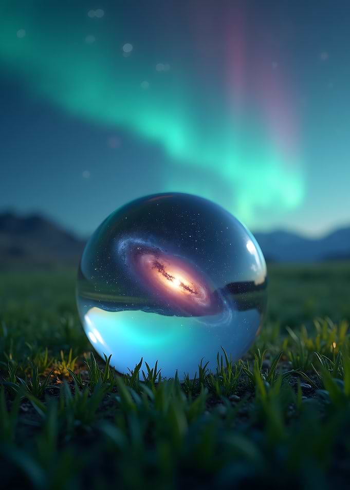 Galaxy in a Crystal Ball