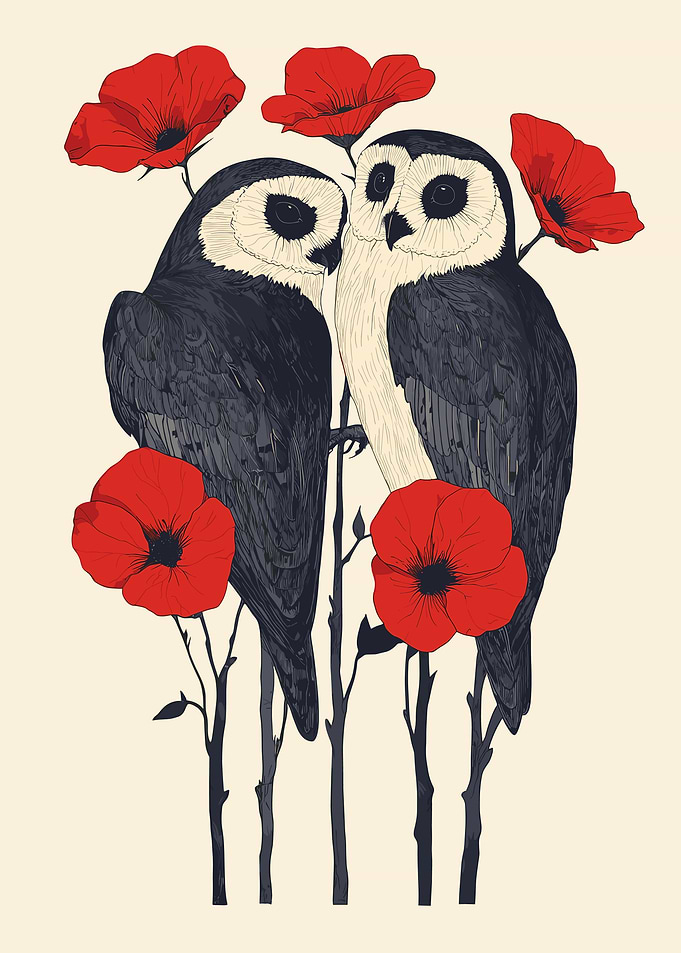 Owls and Poppies