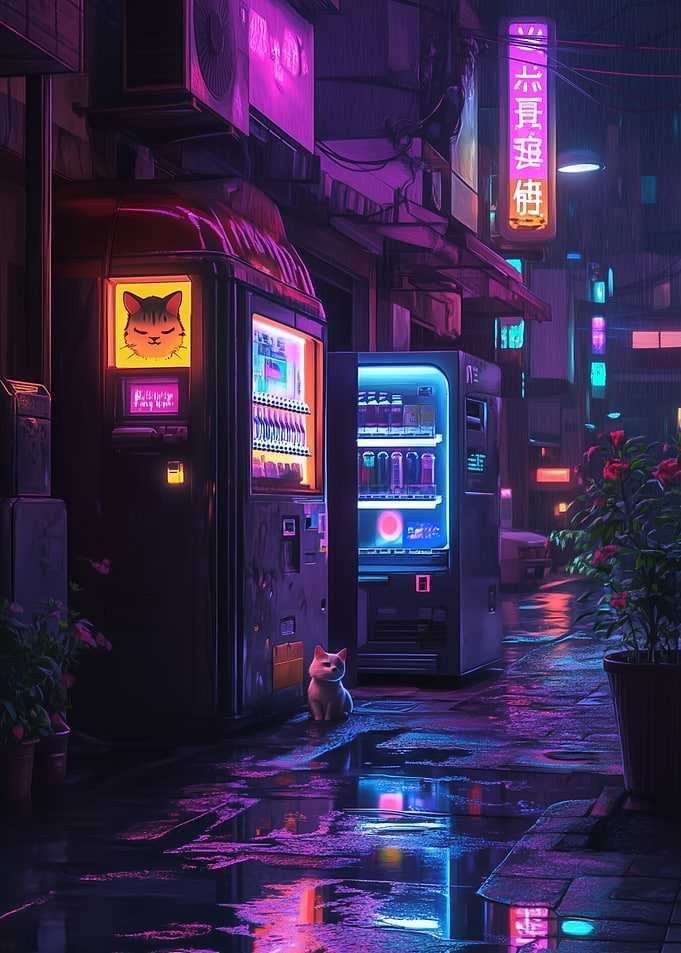 Neon Cat Alley
