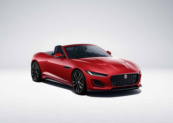 Red Jaguar F-Type Convertible