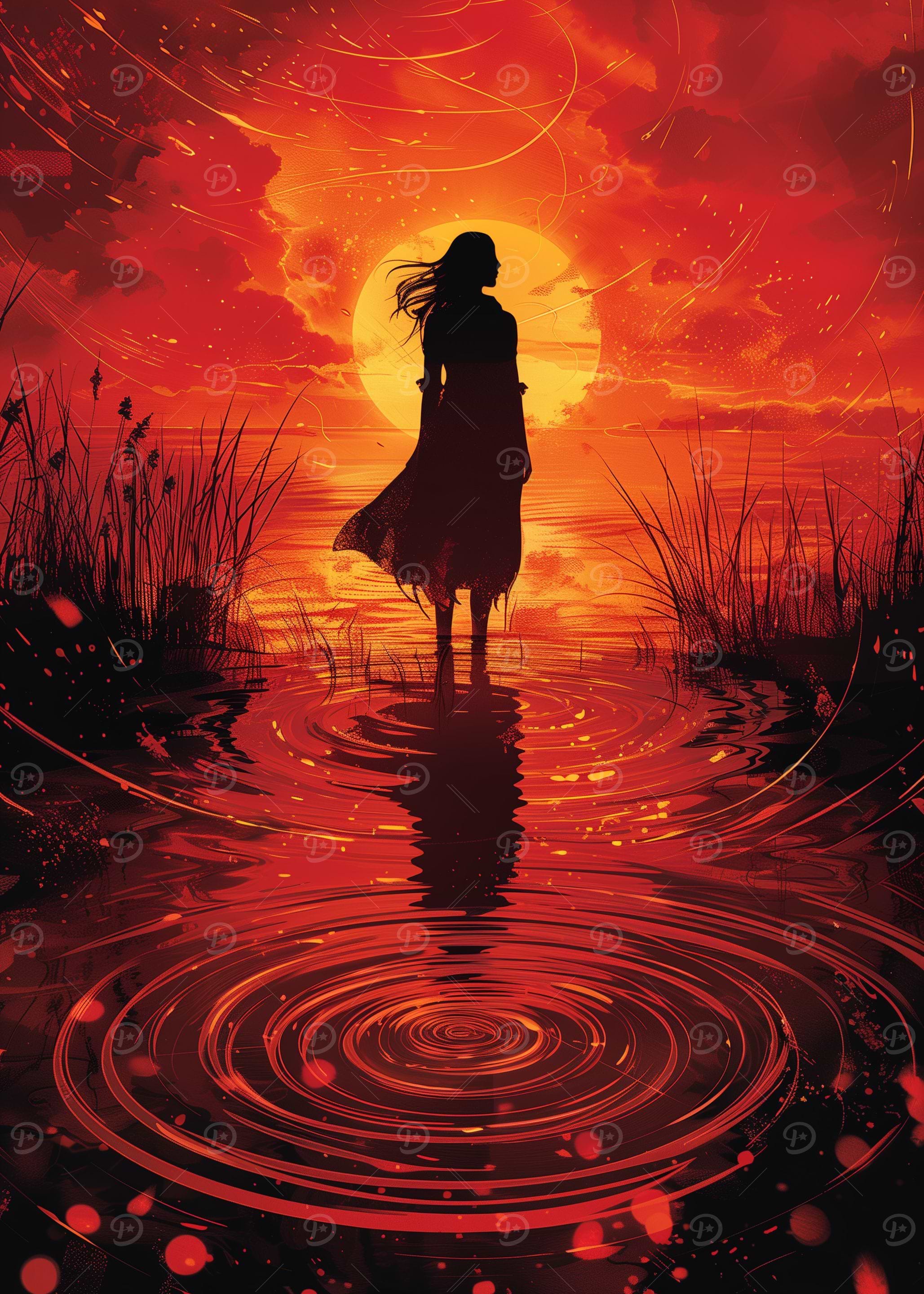 Silhouette at Sunset