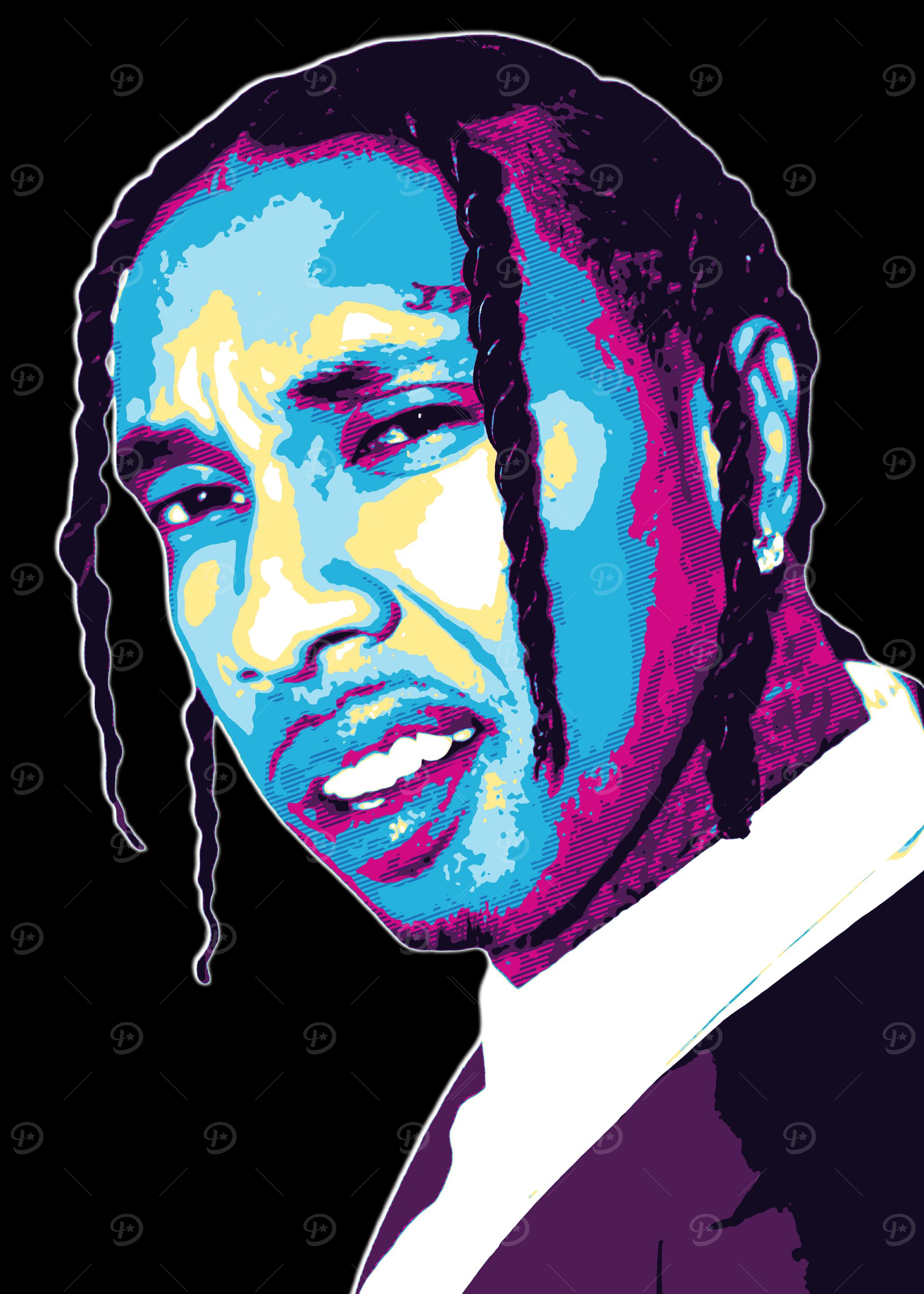 Tyga Pop Art Portrait