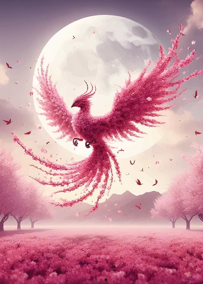 Pink Phoenix in Bloom