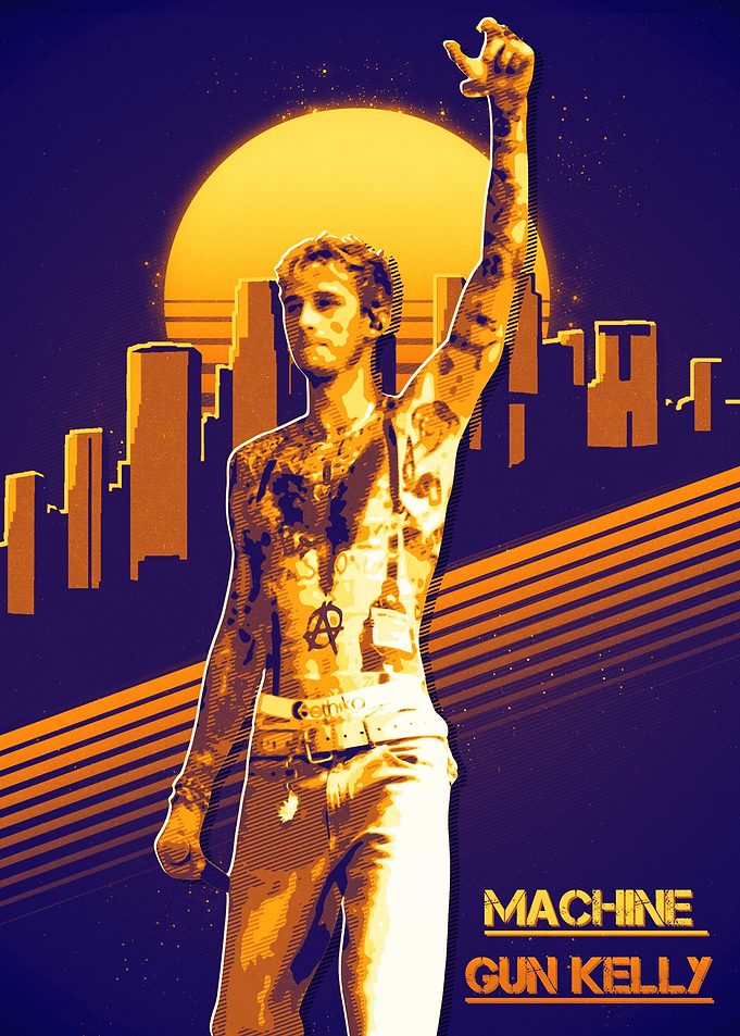Machine Gun Kelly Poster