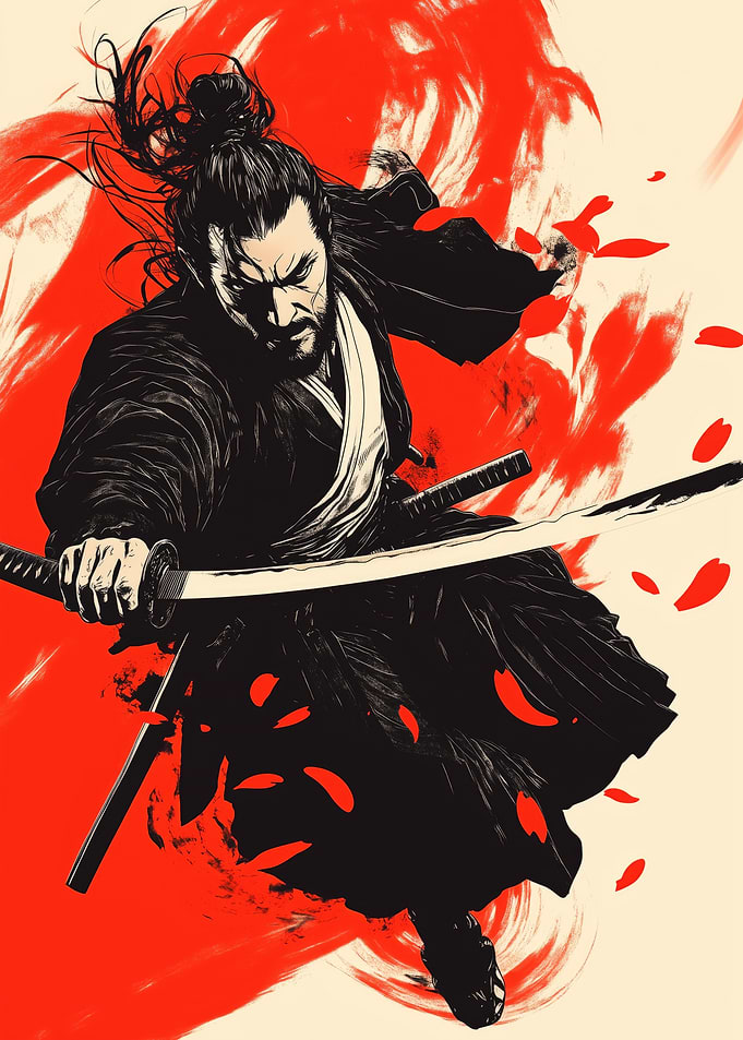 Samurai Warrior Art Print