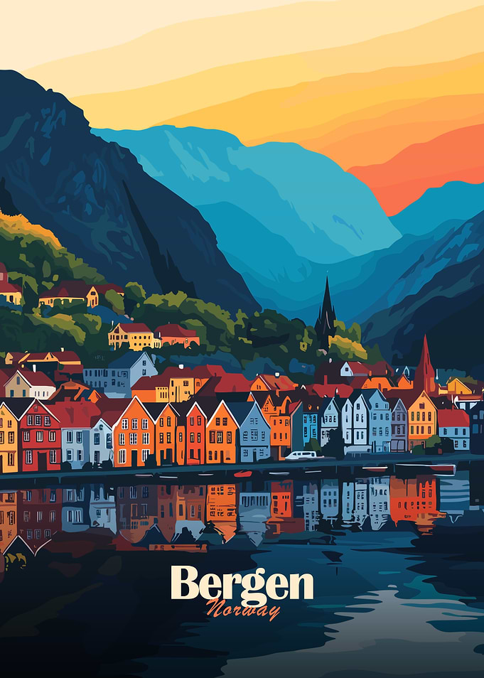 Bergen, Norway Cityscape