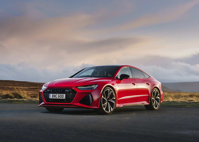 Red Audi RS7 Sportback