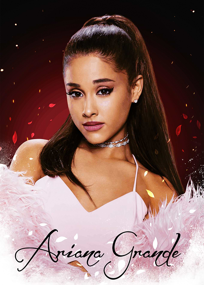 Ariana Grande Portrait Art