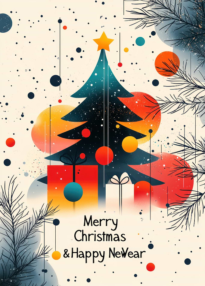 Abstract Christmas Tree
