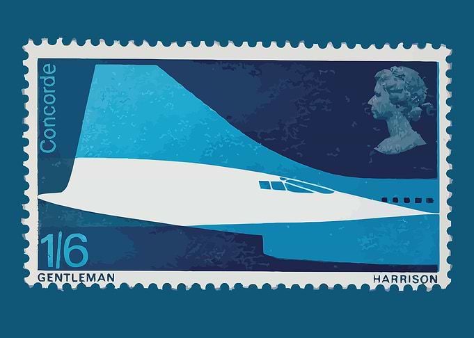 Concorde Postage Stamp