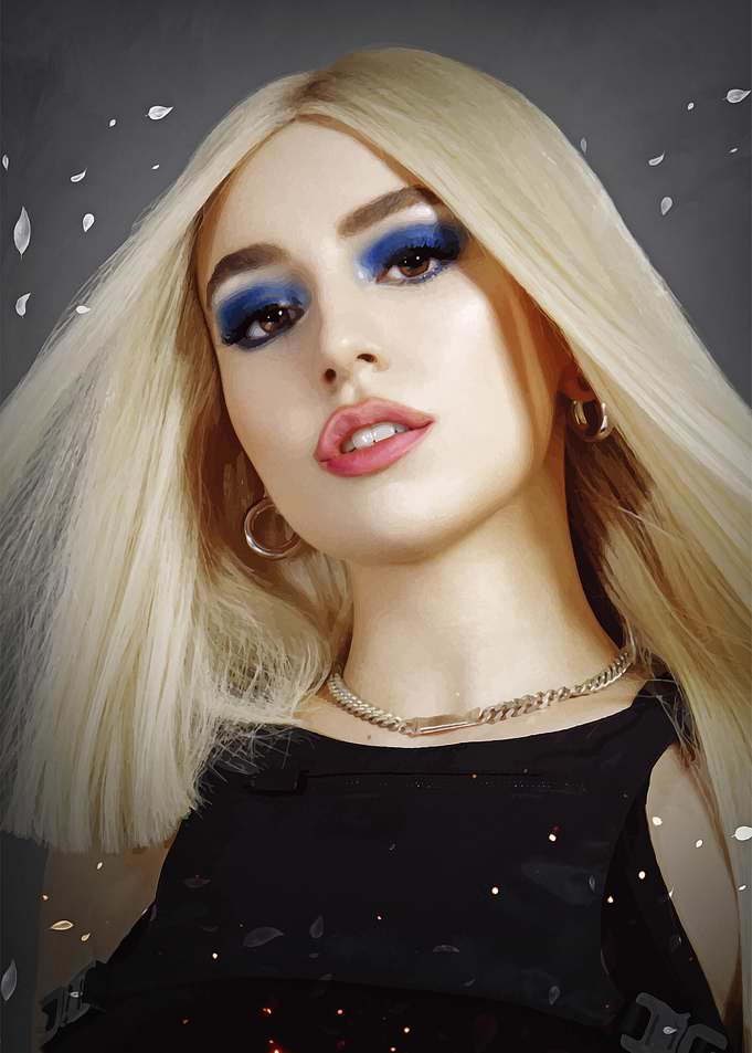Ava Max Portrait Art