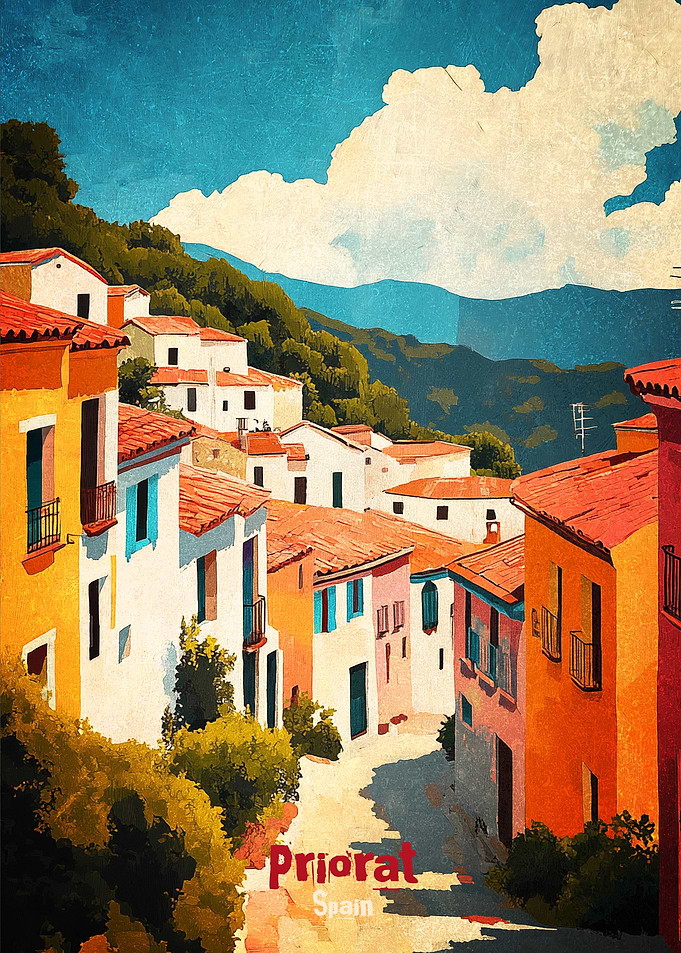 Priorat Art Poster