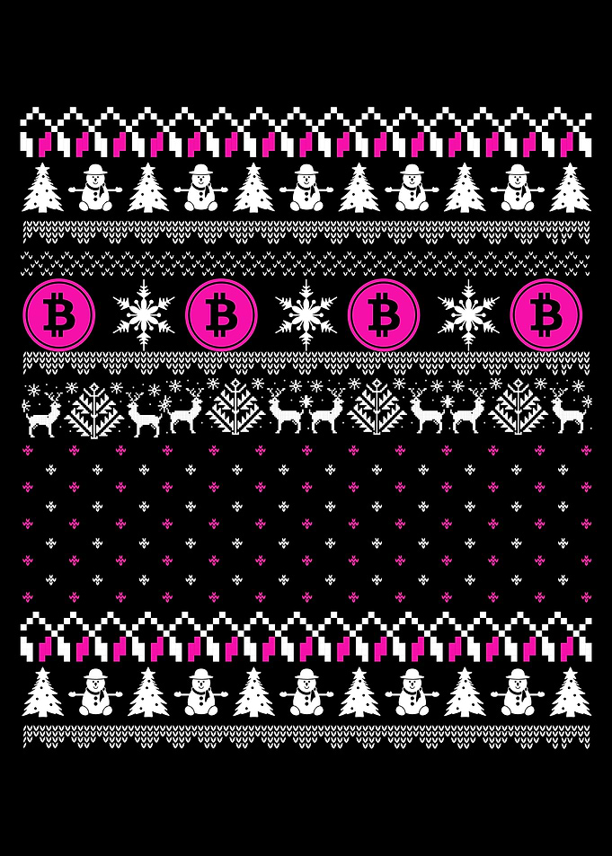Bitcoin Ugly Christmas Sweater