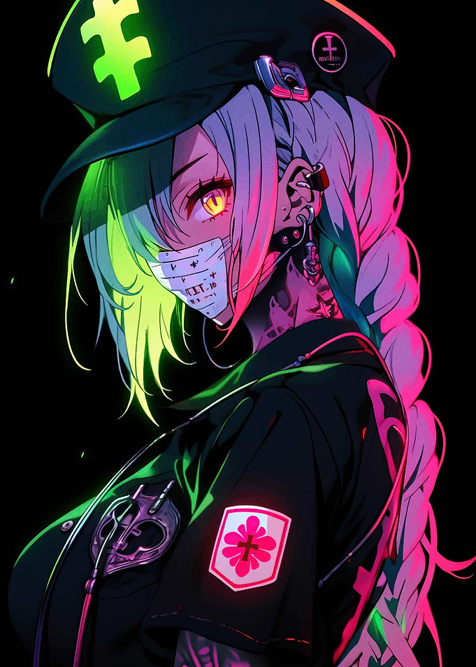 Cyberpunk Anime Girl
