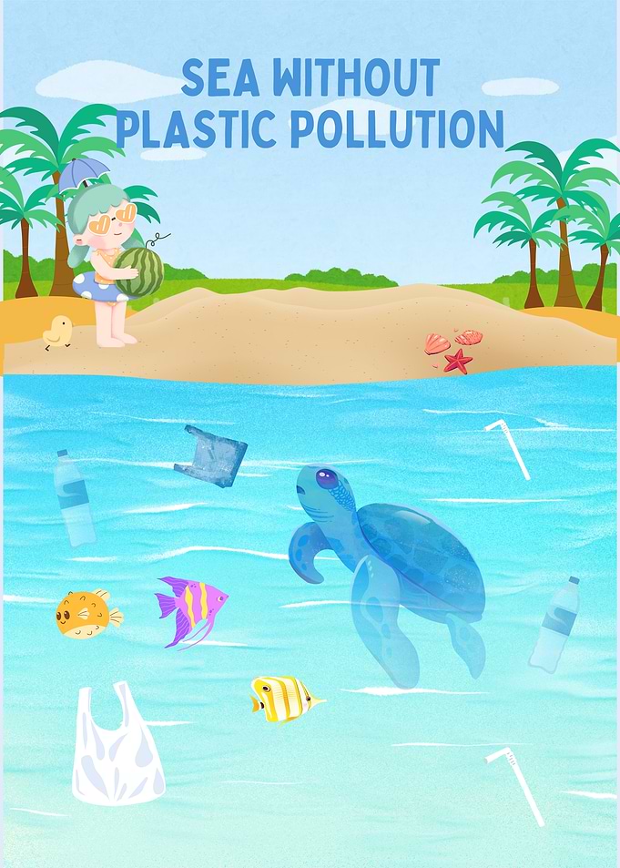 Sea Without Plastic Pollution