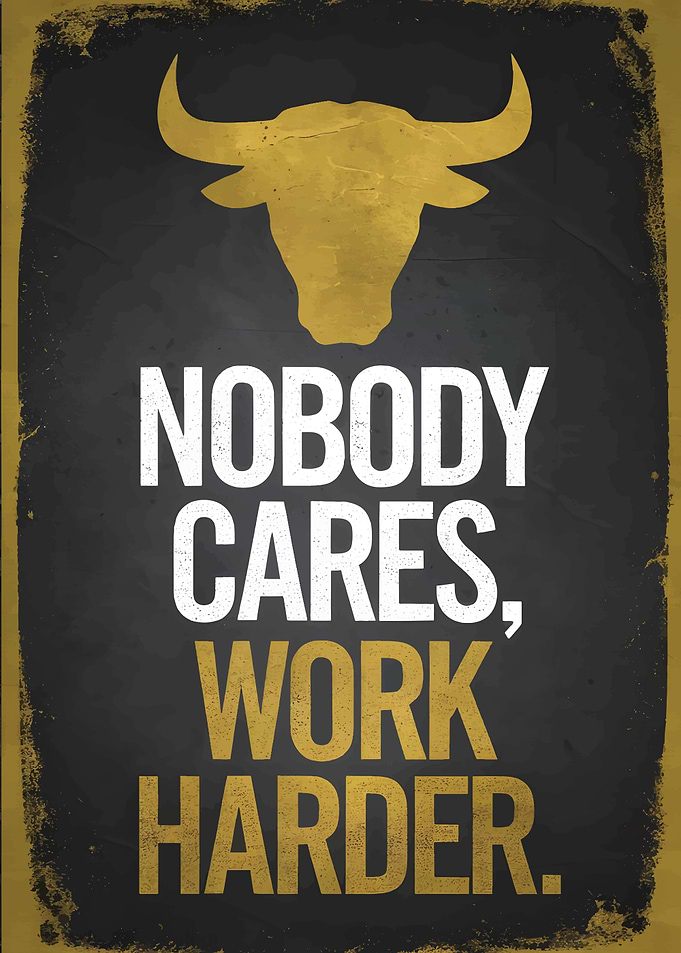 Nobody Cares, Work Harder