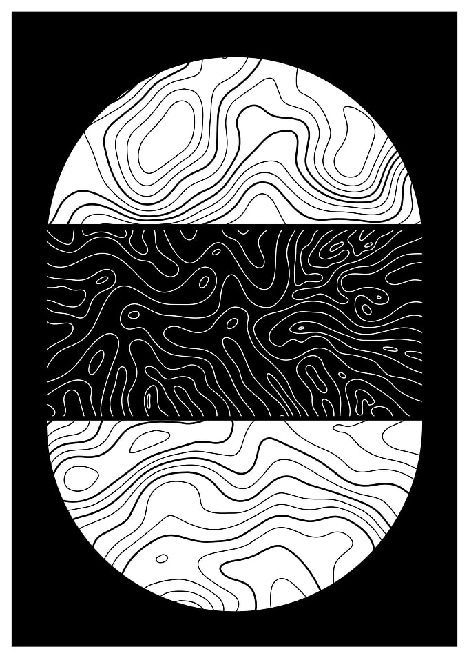 Abstract Topographic Pattern