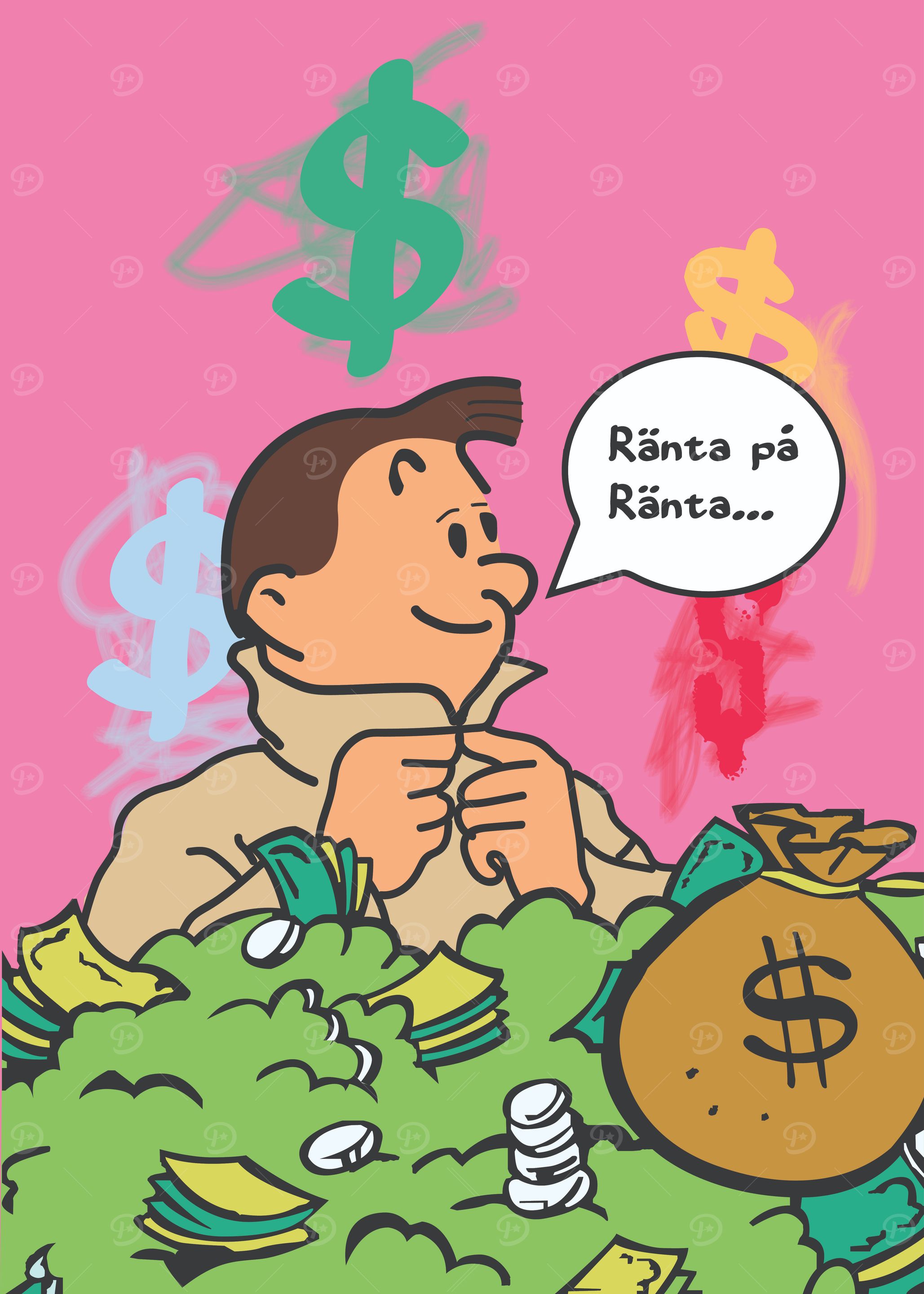 Money Man Cartoon