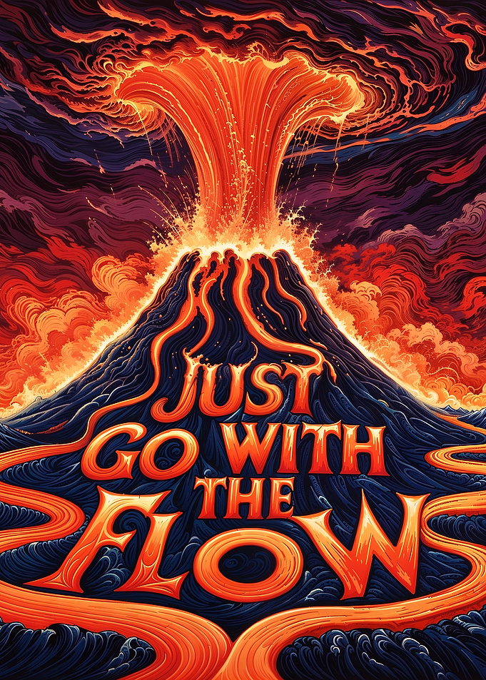 Just Go with the Flow | Volcanic Eruption