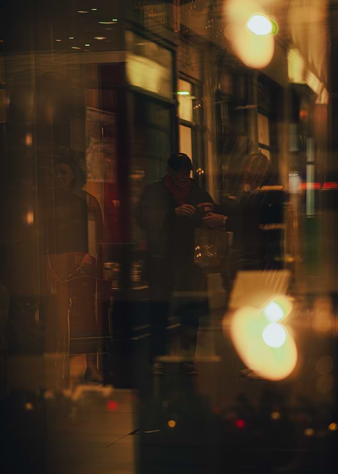 Silhouettes Through Glass