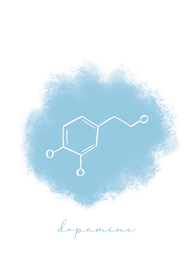 Dopamine Molecule Illustration