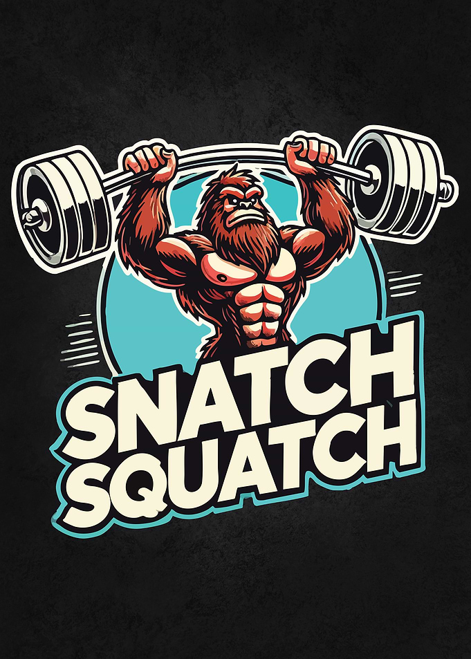 Snatch Squatch Funny Gym Humor