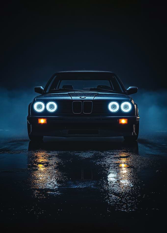 BMW E30 Night Drive