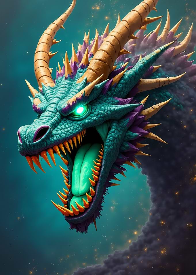 Fierce Dragon Head