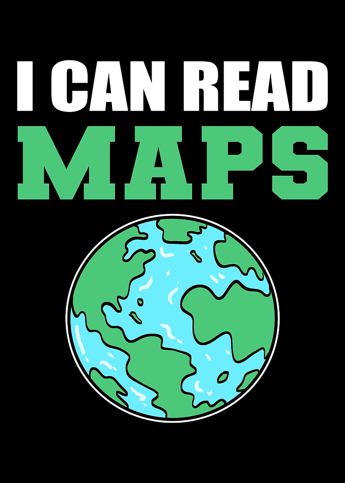 Can Read Maps Geographer G