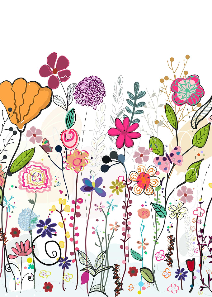 Colorful Floral Illustration
