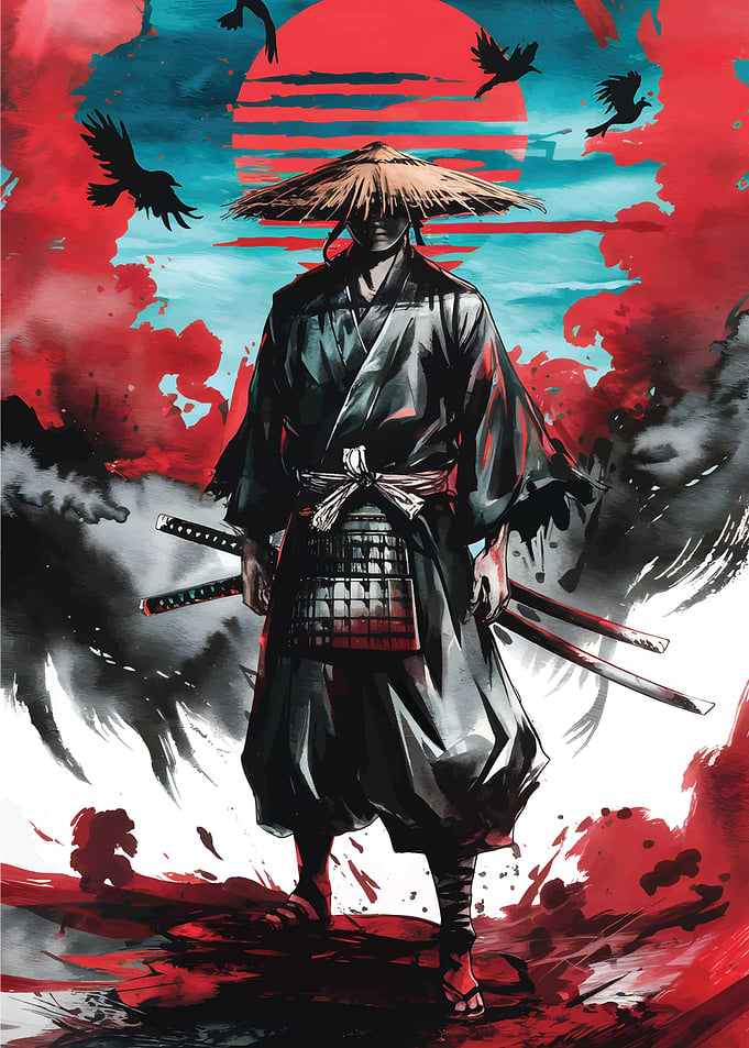 Samurai Warrior Art Print