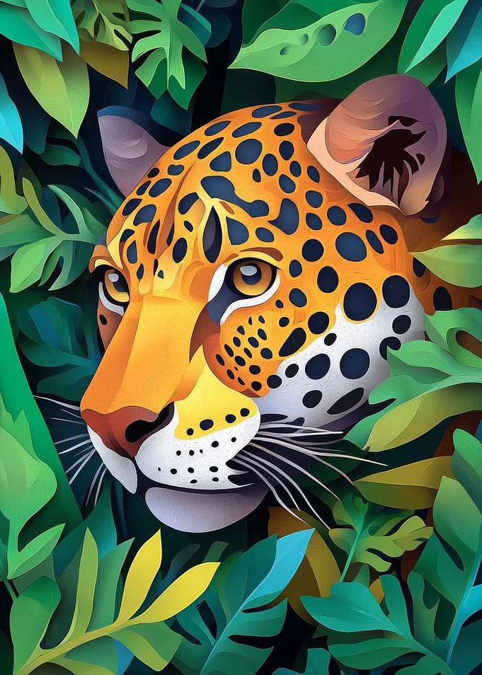 Jaguar in Jungle