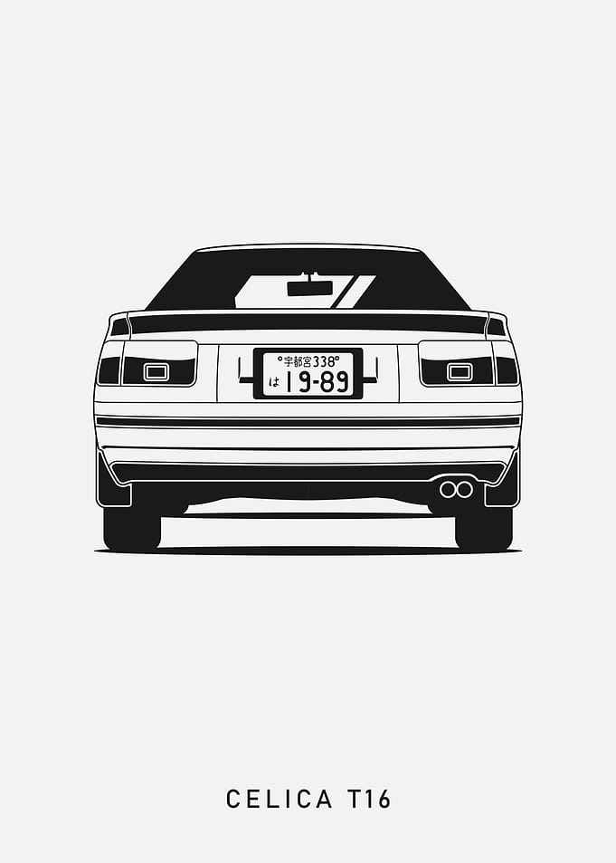 Celica T16 Rear View