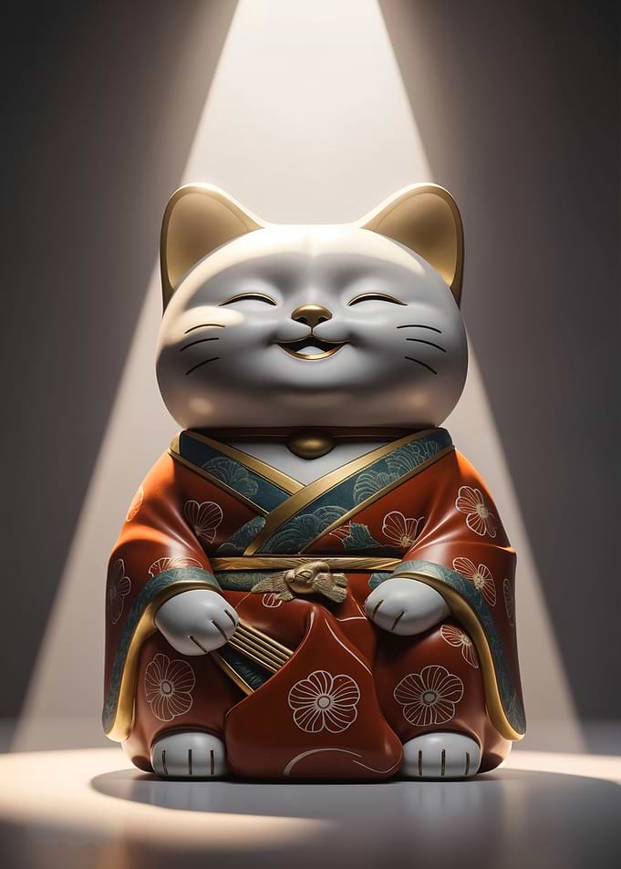 Maneki-Neko Figurine