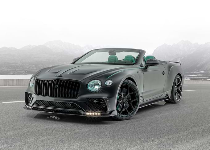 Black Bentley Continental GT Convertible