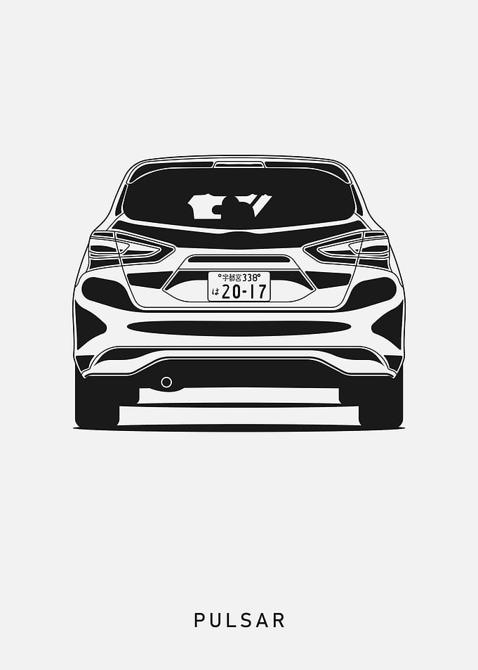 Nissan Pulsar Rear View