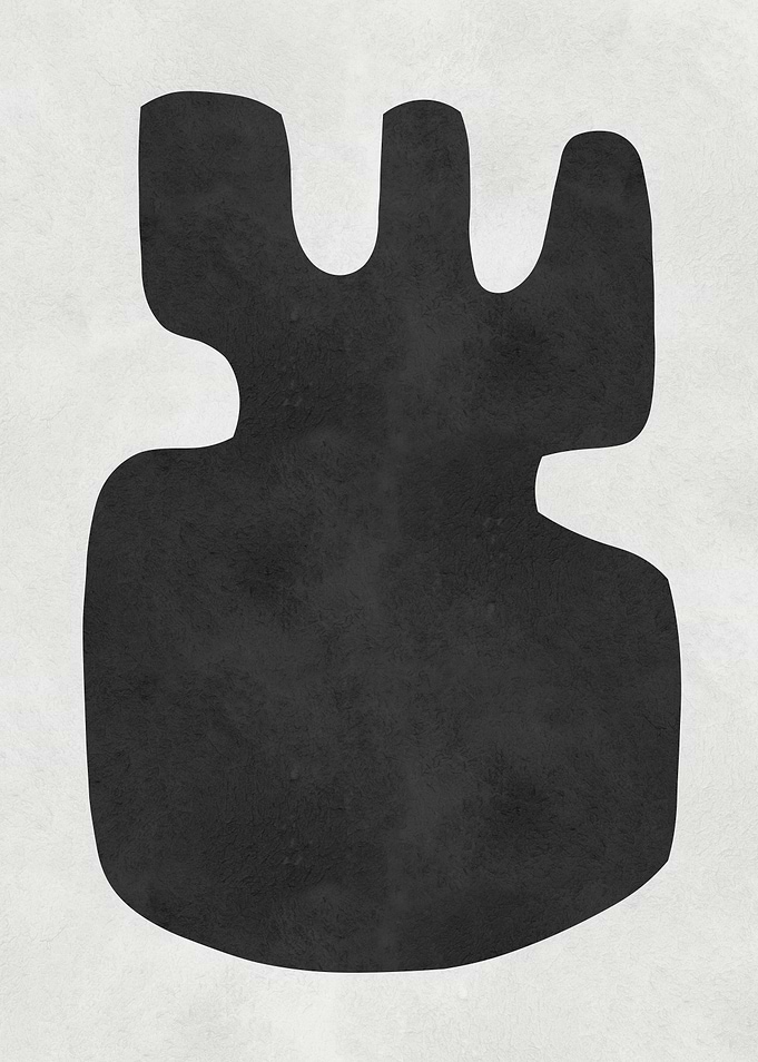 Abstract Black Shape